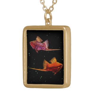 Necklace jewelry and pendants with fish