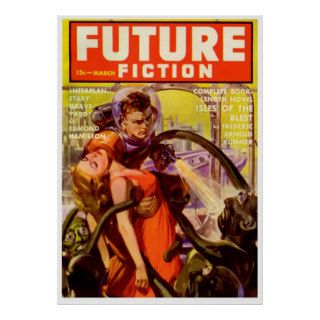 Future Fiction ~ Vintage Sci Fi Pulp Magazine Posters