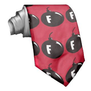 FBomb Funny Tie