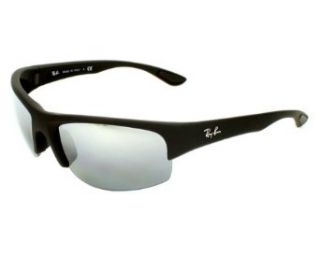 Ray Ban Sunglasses RB 4173 RB4173 622/71 Acetate Mat Black Grey mirror polarised Clothing
