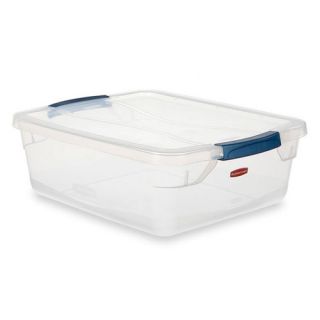 Rubbermaid Clever Store Basic Latch Container in Clear