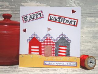 'happy birthday' greeting card by the writing bureau