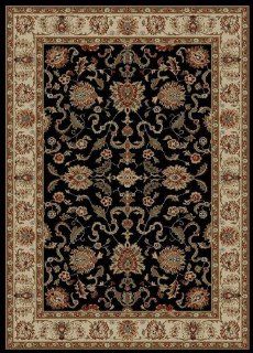 Shop Concord Global Rugs Ankara Collection Agra Black Rectangle 2'7" x 4'1" Area Rug at the  Home Dcor Store. Find the latest styles with the lowest prices from Concord Global Imports