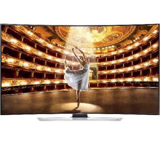 Samsung 65 Class Curved 4K Ultra HD Smart TV with 3D Glasses —