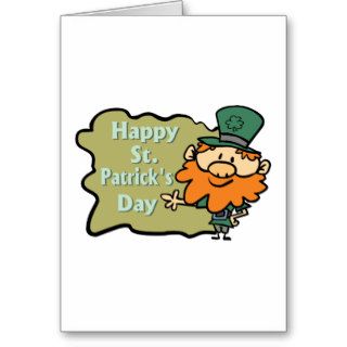 Happy St. Patrick's Leprechaun Cards