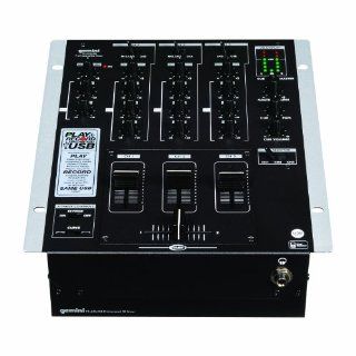 Gemini PS 626USB Professional 3 Channel Stereo Mixer with USB Musical Instruments