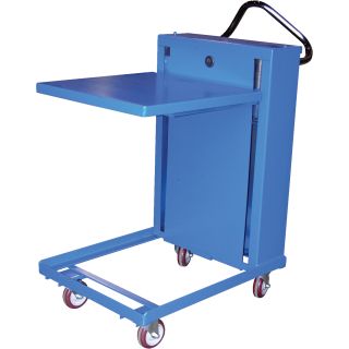 Vestil Self-Elevating Spring Table — 840-Lb. Capacity, 30in.L x 30in.W Platform, Model# ETS-840-30  Auto Adjust Lift Tables