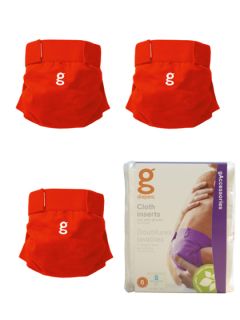 gPants 3 Pack & Cloth Inserts Small by GDiapers