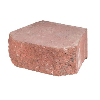 Fulton Red/Charcoal Basic Retaining Wall Block (Common 16 in x 6 in; Actual 15.6 in x 6 in)