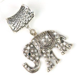 Scarves Accessory Jewelry Set India Elephant with Rhinestones, pt 628 Scarf Accessories Jewelry
