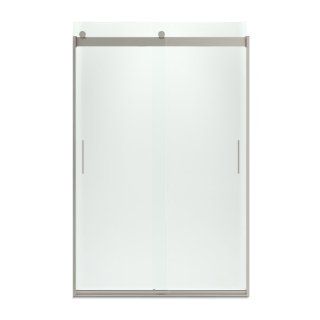 KOHLER K 706008 D3 MX Levity Bypass Shower Door with Handle and 1/4 Inch Frosted Glass in Matte Nickel    