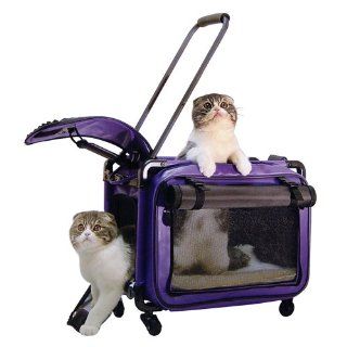 Tutto Medium Pet on Wheels Stroller, 20 Inch, Purple  Soft Sided Pet Carriers 