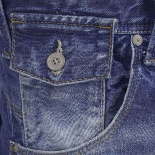 Jack & Jones Mens Stan Osaka JJ Core Jeans   Medium Blue Denim      Mens Clothing