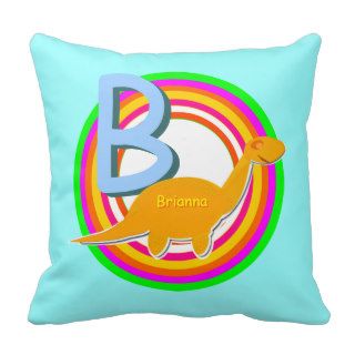 Letter B Alphabet ABC Brianna Name Pillows