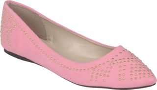 Journee Collection Studded Pointed Toe Ballet Flats