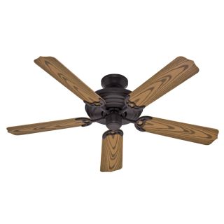 Hunter Sea Air 52 in Weathered Bronze Outdoor Downrod Mount Ceiling Fan ENERGY STAR