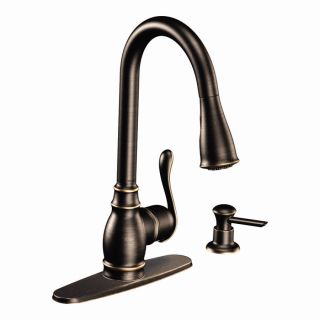 Moen Anabelle Mediterranean Bronze 1 Handle Pull Down Kitchen Faucet