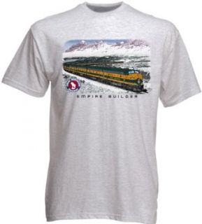 Great Northern Empire Builder Authentic Railroad T Shirt Clothing