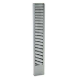 Buddy Products 40 Pocket Badge Card Rack, Steel, Vertical Orientation, 1 x 18.625 x 2.8125 Inches, Gray (0836 32)  Timecard Racks 