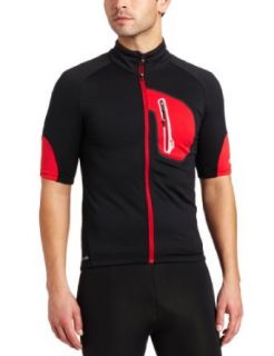 Pearl Izumi Men's Pro Thermal Short Sleeve Jersey, Black/True Red, Small  Cycling Jerseys  Sports & Outdoors