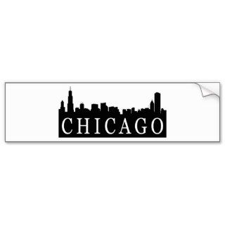 Chicago Skyline Bumper Sticker