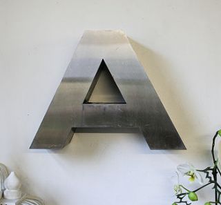 vintage metal letter a by bonnie and bell