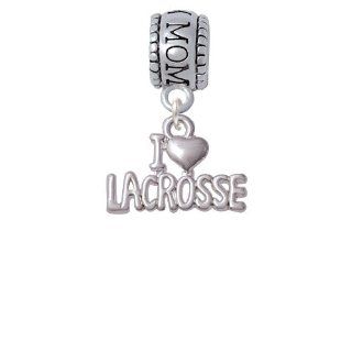 I 'Heart' Lacrosse Mom Charm Bead [Jewelry] Delight Jewelry Delight Jewelry Jewelry