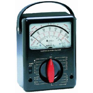 Triplett 630 Classic Volt Ohm Milliammeter with 25 Ranges and Functions, 600V AC Multimeters