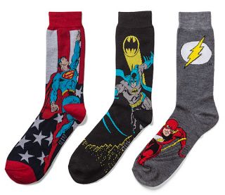 DC Superhero Crew Socks 2 pack