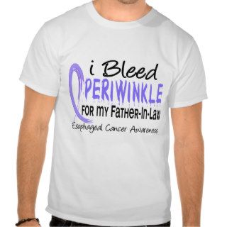 I Bleed Periwinkle Father In Law Esophageal Cancer T shirt