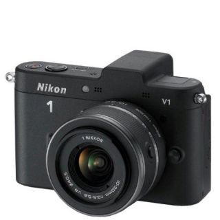 Nikon 1 V1 Compact System Camera with 10 30mm Lens Kit   Black (10.1MP) 3 Inch LCD      Electronics