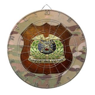 [200] Quartermaster Corps Regimental Insignia Dartboard