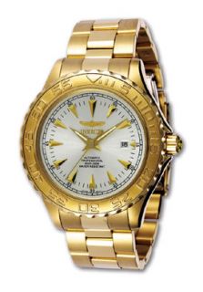 Invicta 2306  Watches,Mens Automatic Ocean Ghost Goldtone Silver Dial, Casual Invicta Automatic Watches