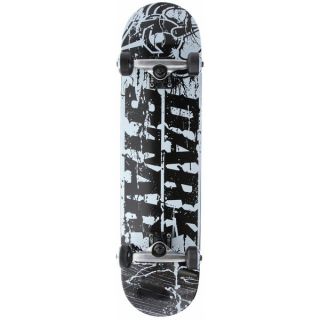 Darkstar Splatter Skateboard Complete Black/White 7.6"