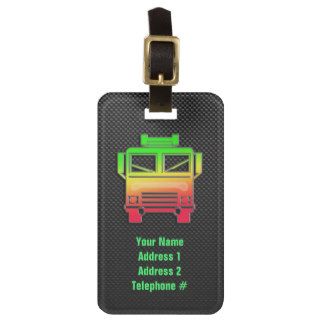 Sleek Fire Truck Tags For Bags