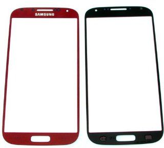 SAMSUNG GT I9500 DIGITIZER LENS GLASS TOUCH SCREEN NEW FOR GALAXY S4 SIV RED Cell Phones & Accessories