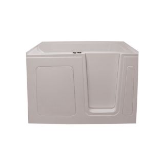 Endurance Endurance Tubs 30 in L x 54 in W x 38 in H Biscuit Rectangular Walk In Whirlpool Tub