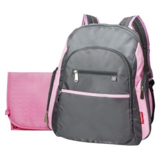 Fisher Price Ripstop Diaper Bag Backpack   Grey/