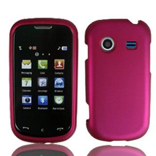 For Verizon Samsung Character R640 Accessory   Rubber Pink Hard Case Protector Cover + Lf Stylus Pen Cell Phones & Accessories