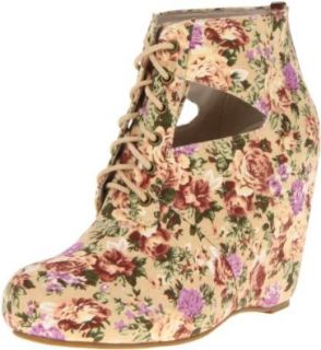 80%20 Women's Seanna Ankle Boot,Cream/Rose,8.5 M US Shoes