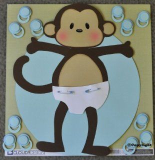 Pin the Binky on the Monkey Game GIRL  Health & Personal Care
