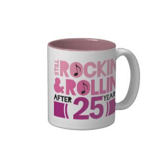 25th Anniversary Wedding Gift Mugs