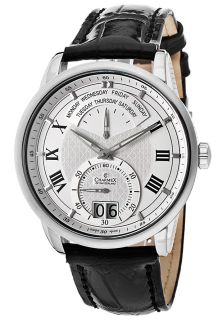 Charmex of Switzerland 1965  Watches,Mens Zermatt White Dial Stainless Steel, Casual Charmex of Switzerland Quartz Watches