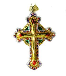Jeweled Cross Ornament   Decorative Hanging Ornaments
