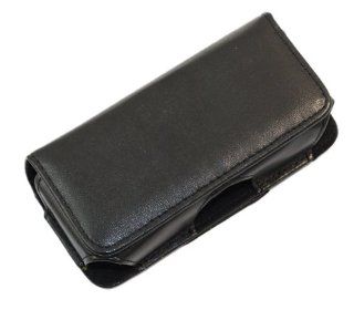 iTALKonline Nokia E7 PU Leather BLACK Executive Side Wallet Pouch Case Cover with Belt Loop Cell Phones & Accessories