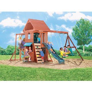 Ridgeview Clubhouse Wooden Swing Set Toys & Games