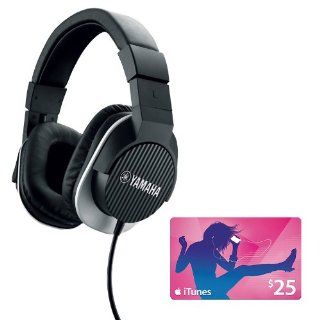 Yamaha HPH MT220 Headphones with iTunes Gift Card Bundle Electronics