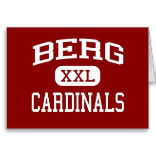 Berg   Cardinals   Middle School   Newton Iowa Greeting Card