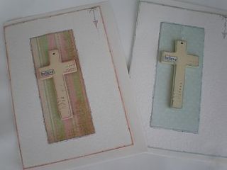 personalised baptisim or confirmation card by the crafts house