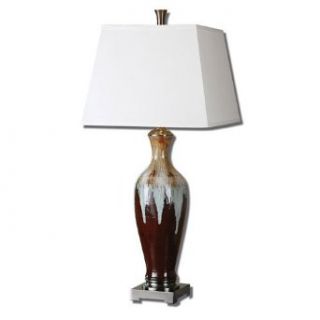 Uttermost 26650 Lupone Rust Bronze Ceramic Table Lamp    